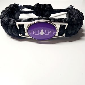 Flag of The Six Nations Iroquois/Haudenosaunee Adjustable Charm Bracelet